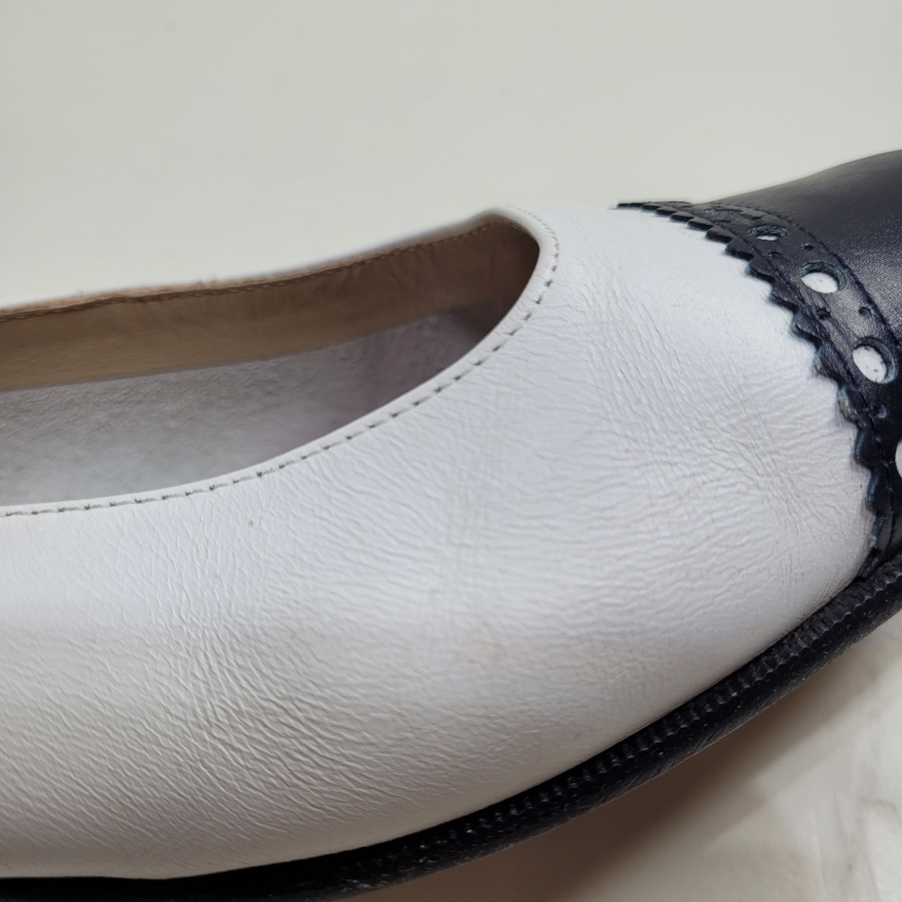 Salvatore Ferragamo Boutique Leather Colorblock Pattern Shoes Size Women's 9 - Picture 15 of 16